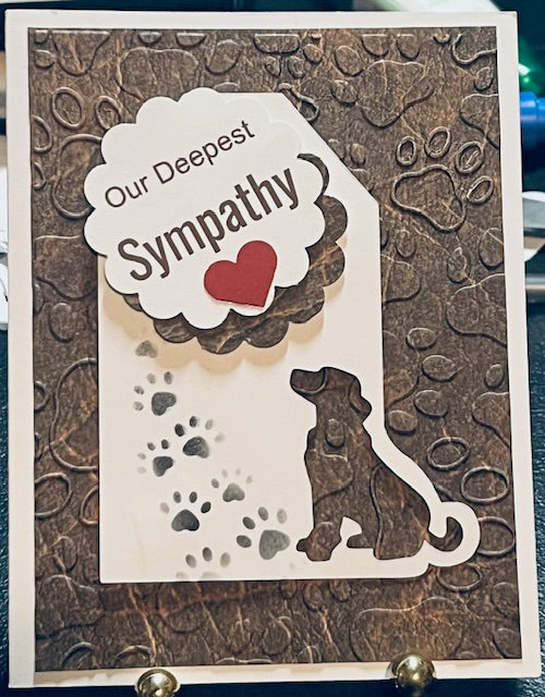 Our Deepest Sympathy (Dog) Brown