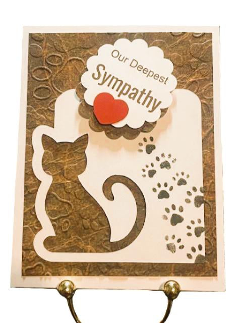 Our Deepest Sympathy Card - Cat